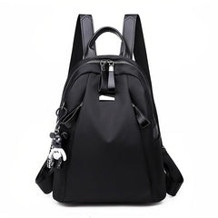 Casual Men's Backpack Double Shoulder Bag Solid Backpack Students Commuter Bag