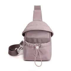 Women's Solid Chest Bag Sports Sling Bag