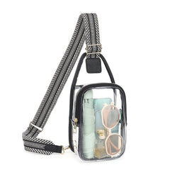 Clear Sling Bag Transparent Travel Sports Beach Fanny Pack