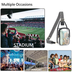 Clear Sling Bag Transparent Travel Sports Beach Fanny Pack