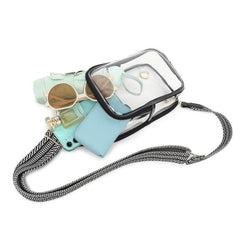 Clear Sling Bag Transparent Travel Sports Beach Fanny Pack