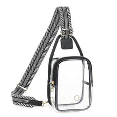 Clear Sling Bag Transparent Travel Sports Beach Fanny Pack
