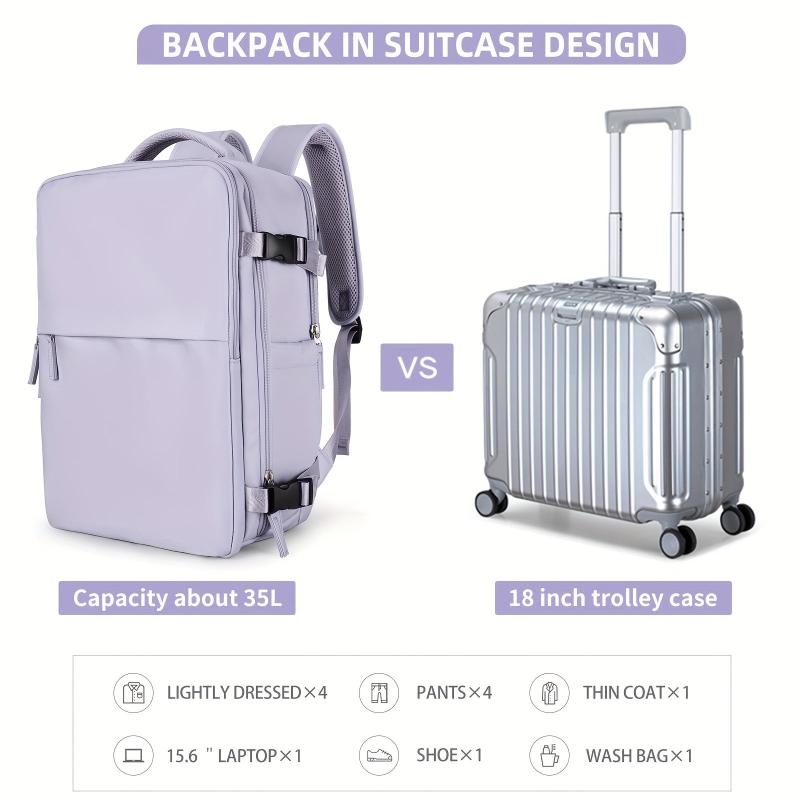 Large Capacity Travel Bag 39 62 Cm Backpack with USB Charging Port