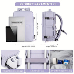 Large Capacity Travel Bag 39 62 Cm Backpack with USB Charging Port