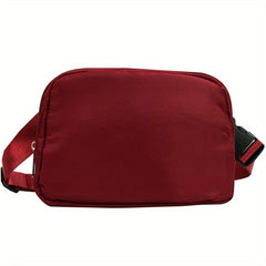 Casual Waist Bag Zipper Crossbody Sports Chest Bag