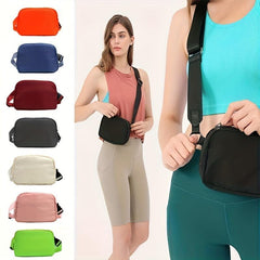 Casual Waist Bag Zipper Crossbody Sports Chest Bag