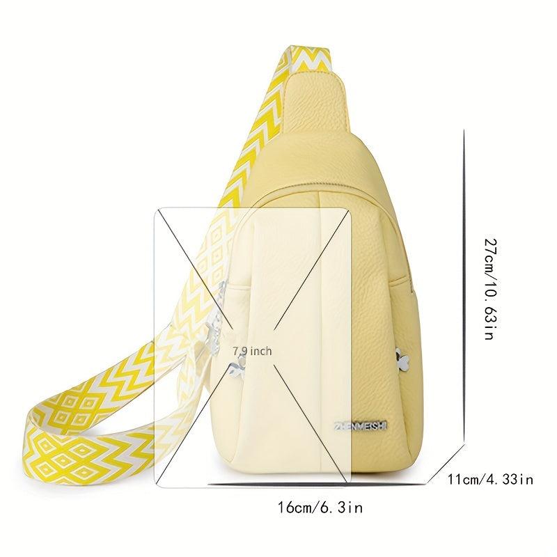 Large Capacity Chest Bag Sports Fitness Gym Sling Bag