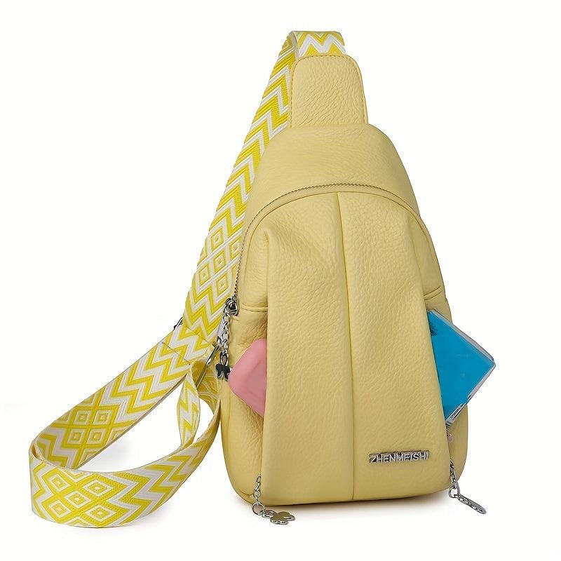 Large Capacity Chest Bag Sports Fitness Gym Sling Bag