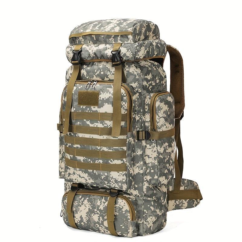 80L Tactical Waterproof Backpack for Camping Hiking Daypacks