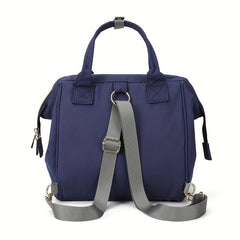 Contrast Backpack Mommy Bag Large Capacity Portable Functional Bag