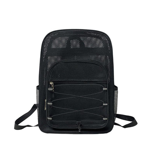 Men's Large Lightweight Mesh Backpack Outdoor Beach Bag