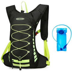 Sports Backpack with Reflective Strip & Water Bladder for Camping