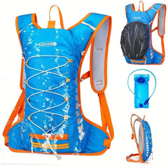 Sports Backpack with Reflective Strip & Water Bladder for Camping
