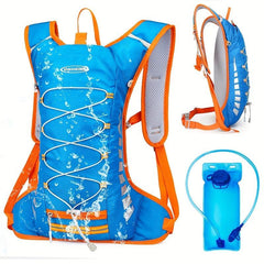 Sports Backpack with Reflective Strip & Water Bladder for Camping
