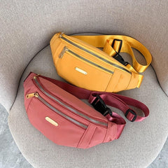 Waterproof Nylon Chest Bag Crossbody Bag for Sports Running