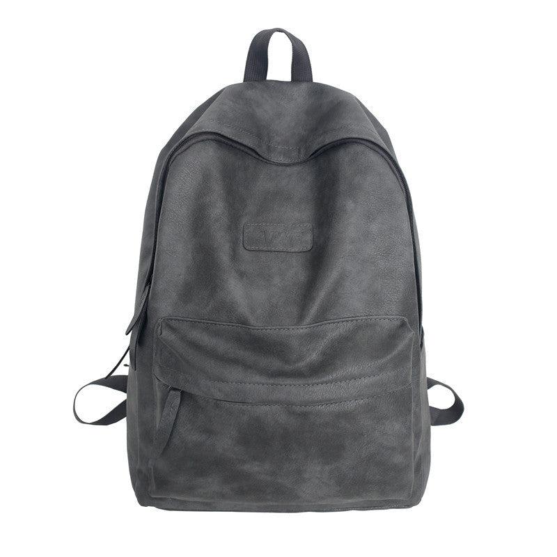 Leather Backpack Large Capacity Travel Backpack School Bag