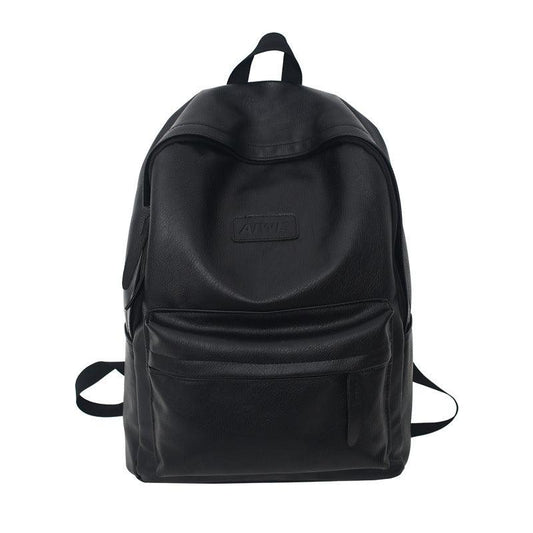 Leather Backpack Large Capacity Travel Backpack School Bag