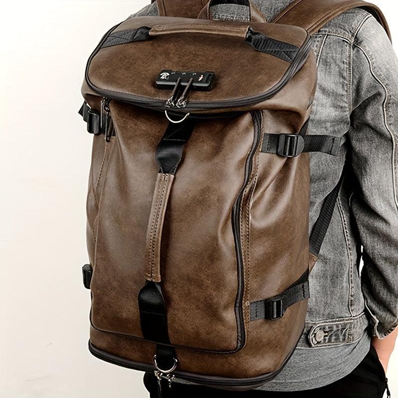 Men's Large Capacity Backpack with Shoe Space