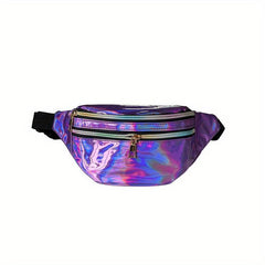 Laser Waist Bag For Women Holographic Crossbody Bag