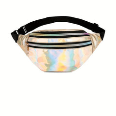 Laser Waist Bag For Women Holographic Crossbody Bag