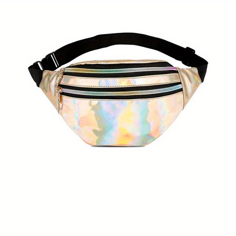 Laser Waist Bag For Women Holographic Crossbody Bag