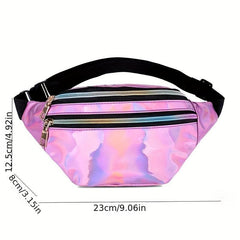 Laser Waist Bag For Women Holographic Crossbody Bag