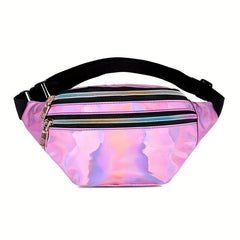 Laser Waist Bag For Women Holographic Crossbody Bag