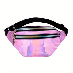 Laser Waist Bag For Women Holographic Crossbody Bag
