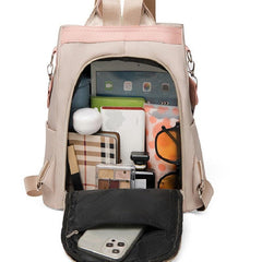 3D Embroidery Backpack For Women Splashproof Outdoor Travel Bag