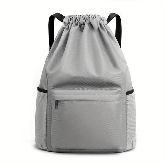 Large Capacity Drawstring Backpack Dry Wet Separation Basketball Football Bag