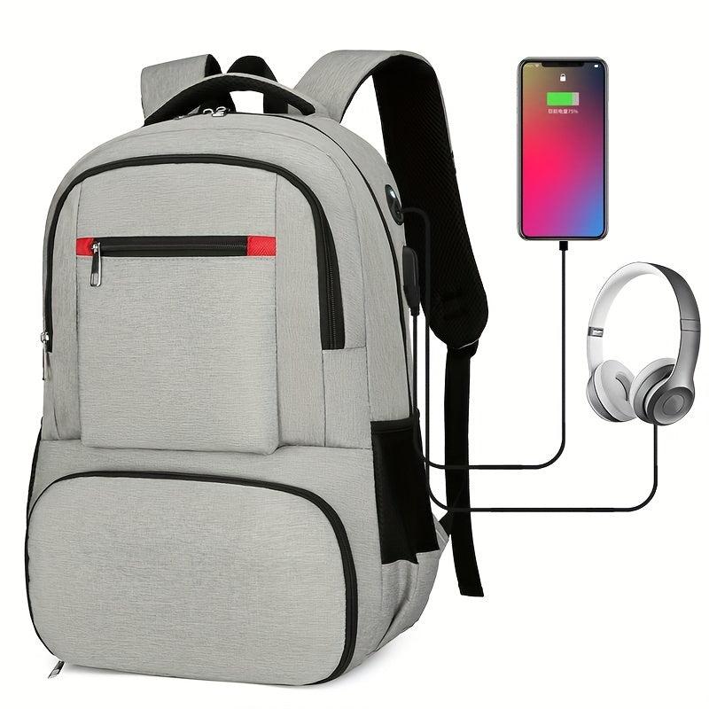 Large Picnic Backpack with Insulated Cooler and USB Port