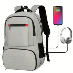 Large Picnic Backpack with Insulated Cooler and USB Port