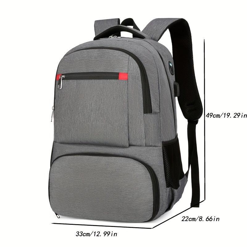 Large Picnic Backpack with Insulated Cooler and USB Port