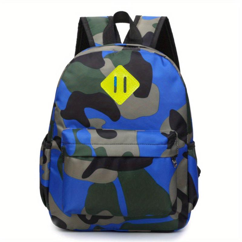Camouflage School Backpack for Boys and Girls