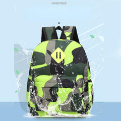 Camouflage School Backpack for Boys and Girls