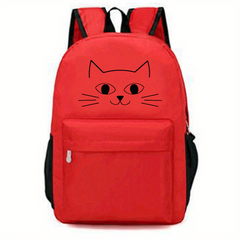 Women's Kitten Pattern Laptop Backpack 18x11in Travel Bag