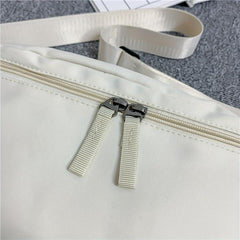 Casual Nylon Waist Bag Solid Chest Bag Outdoor Travel Crossbody Bag