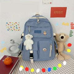1pc Schoolbag for Women College Style High School Students Backpack