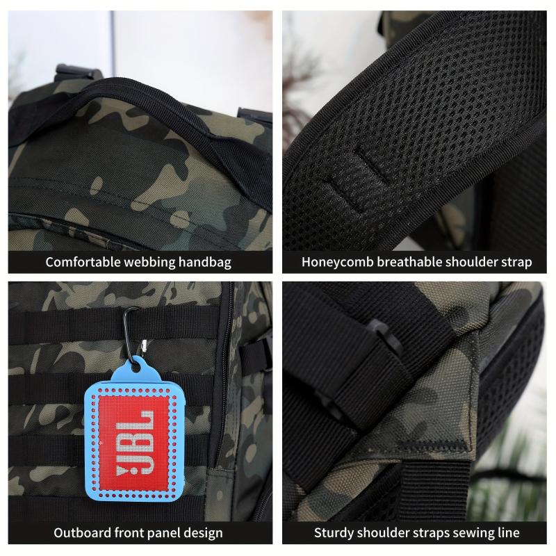 Men's Camo Backpack Outdoor Travel Tactical Large Capacity Backpack