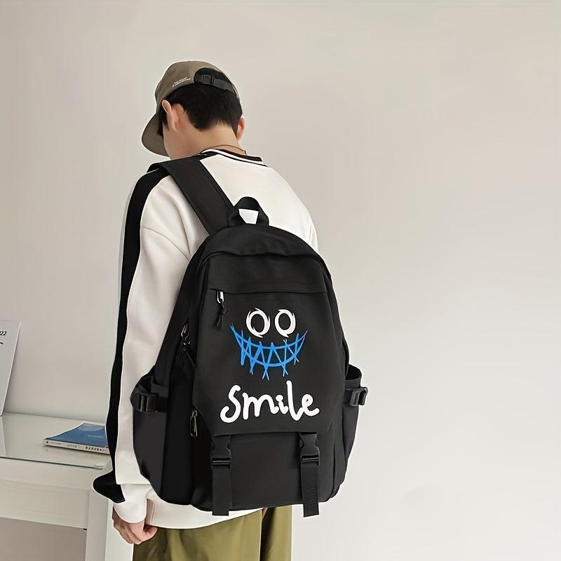 Pattern Backpack Large Capacity Travel Backpack Schoolbag
