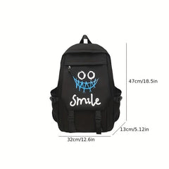Pattern Backpack Large Capacity Travel Backpack Schoolbag