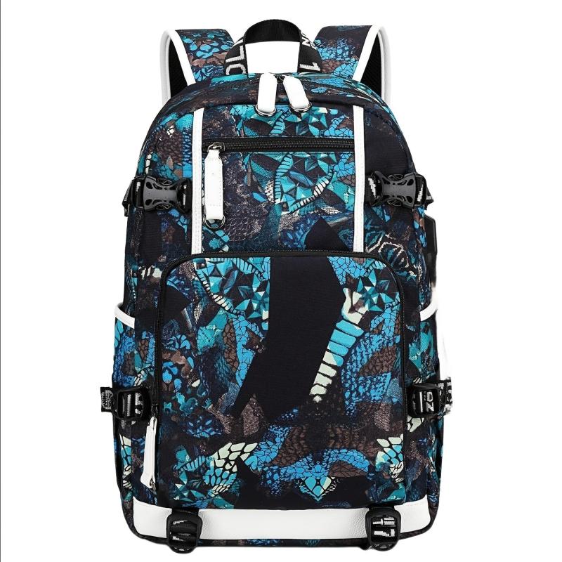Men's Laptop Backpack USB Charging Waterproof Large Capacity
