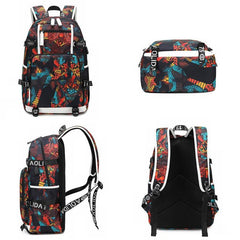 Men's Laptop Backpack USB Charging Waterproof Large Capacity