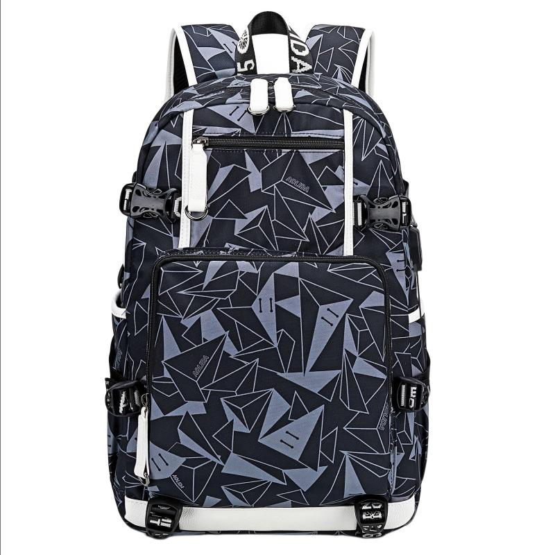 Men's Laptop Backpack USB Charging Waterproof Large Capacity