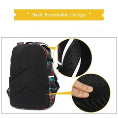 Men's Laptop Backpack USB Charging Waterproof Large Capacity