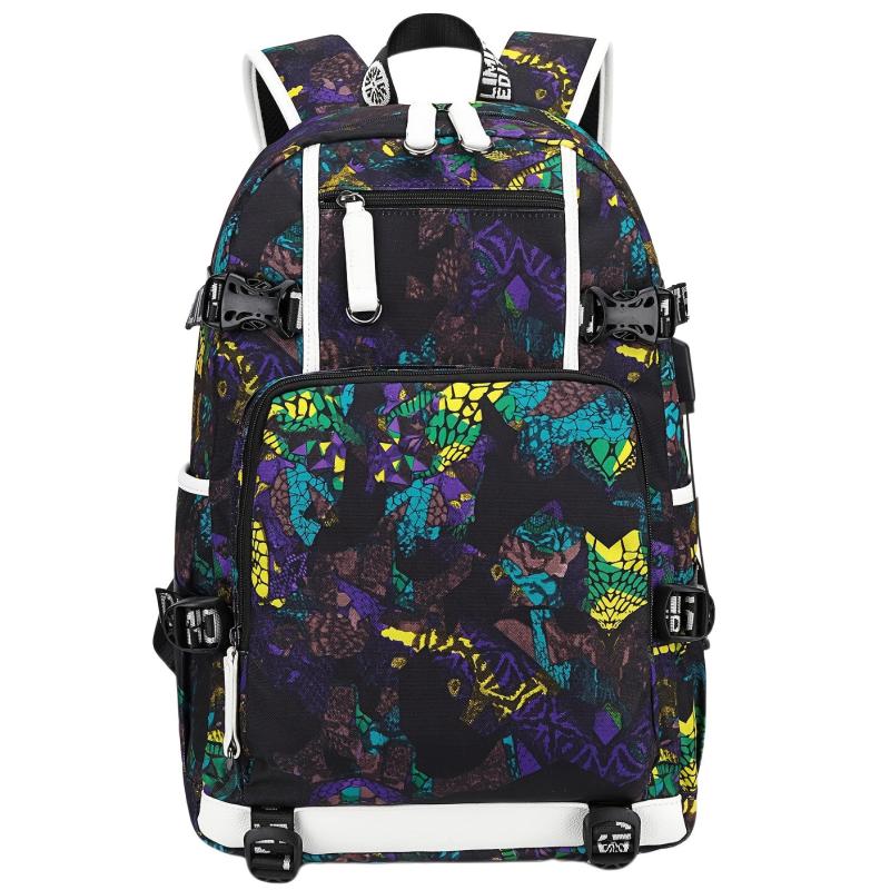 Men's Laptop Backpack USB Charging Waterproof Large Capacity