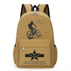 Unisex Canvas Large Capacity Backpack Business Trip Computer Bag