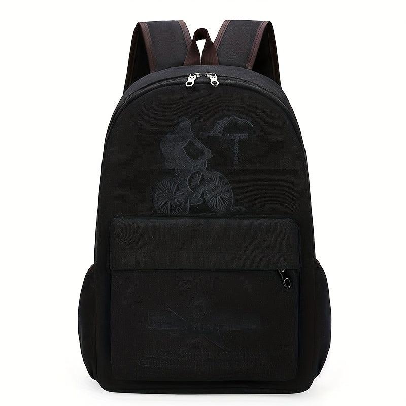 Unisex Canvas Large Capacity Backpack Business Trip Computer Bag