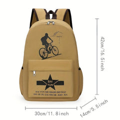 Unisex Canvas Large Capacity Backpack Business Trip Computer Bag