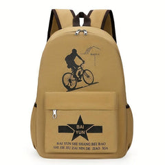 Unisex Canvas Large Capacity Backpack Business Trip Computer Bag